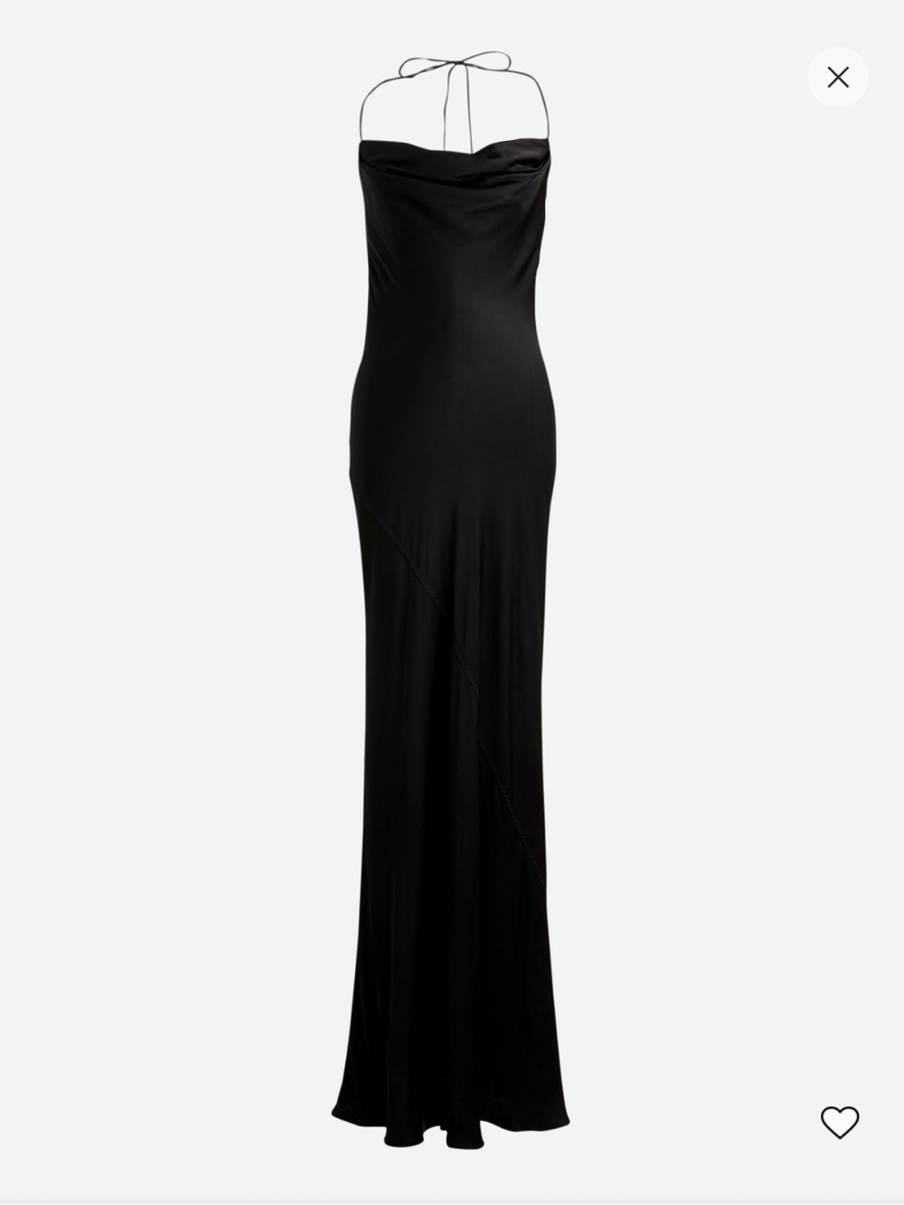 J Crew / Anna October Cowl Cross back Dress